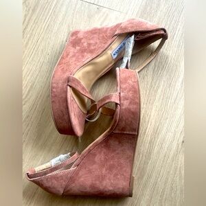 Wedges Sandals Dusty Rose
